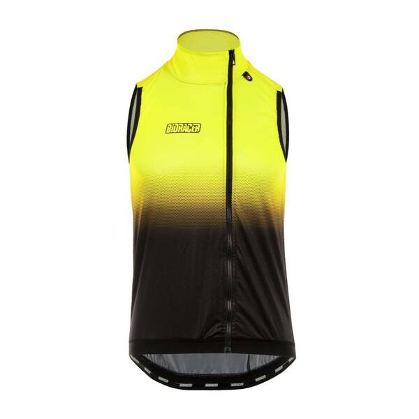 BIORACER Spitfire Wind Block Gilet Fluo Yellow Size: M / Assos Rapha Maap Castelli Santini Endura ALE LE GOREWEAR Q36.5 ビオ ジレ