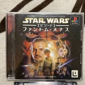 送料無料 PS プレイステーション スターウォーズ エピソード1 ファントム・メナス 帯付 PS1 STAR WARS EPISODE1 THE PHANTOM MENACEの画像2