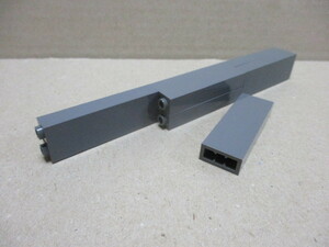 レゴ　パーツ　1×2×5ブリック　ダークグレー6個　中古　ランクA~B