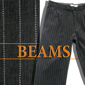 新品 ビームス 【秋冬春 コーデュロイ】 ストライプ トラウザー ストレッチ パンツ M ★341679 B:MING by BEAMS