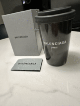 ■新品未使用■ BALENCIAGA バレンシアガ CITIES TOKYO タンブラー コップ ポーセリン(磁器)テーブルウェア ブラック系_画像1