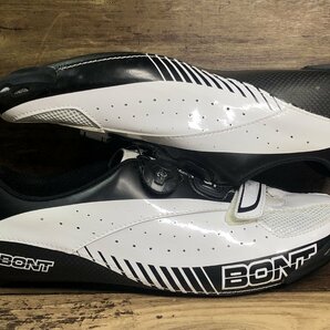 HJ235 ボント BONT Blitz ビンディングシューズ EU44.5 白 SPD-SL ※未使用の画像3