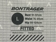 HK247 ボントレガー BONTRAGER レディース 半袖 サイクルジャージ 黒白 L_画像7