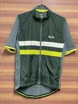 HJ357 ラファ Rapha MEN'S SHORT SLEEVE WINDBLOCK BREVET JERSEY 半袖 サイクルジャージ 緑 M_画像1