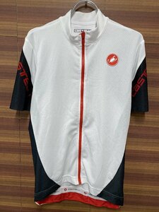 HJ806 カステリ CASTELLI 半袖 サイクルジャージ L 白