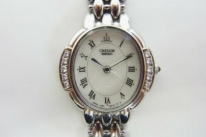 S125-S20-6357 ◎ CREDOR SEIKO クレドール セイコー 2J81-5010 レディース クォーツ 腕時計 現状品⑧◎