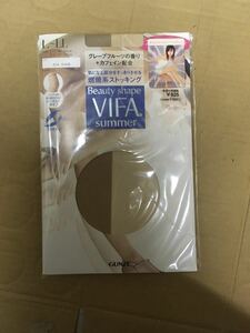 新品未使用グンゼ　釈由美子ビューティーシェイプVIFAサマーオールスルータイプパンティーストッキング！