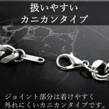 日本製 喜平 ネックレス 6面カット チェーン サージカルステンレス アレルギー対応 幅 9ｍｍ 長さ 50cm_画像4