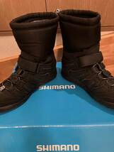 シマノ　ジオロックスーパーサーマルブーツ　防水　防寒　裏起毛　ビブラムソール　shimano 釣り　冬　黒　25.5〜26.0 Lサイズ_画像2