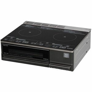 新品☆アイリスオーヤマ IHクッキングヒーター 2口 IHコンロ グリル タイプ 200V 据置型　送料無料4