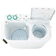 新品☆アクア 4.0kg 2槽式洗濯機 ホワイトAQUA　送料無料105_画像3
