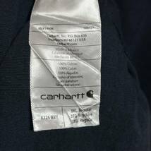 Carhartt カーハート　ロングスリーブTシャツ　長袖Tシャツ　ワンポイントロゴ　ビッグサイズ3XL オーバーサイズ　ビッグシルエット_画像4