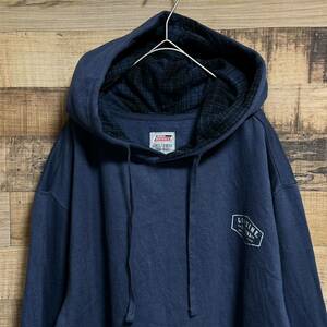 GENUINE Dickies ジェニュインデッキーズ　スウェットパーカー プルオーバーパーカー ロゴプリント　ビッグサイズ2XL オーバーサイズ