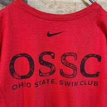 NIKEナイキ　半袖Tシャツ Ohio State Swim Club ロゴプリント　サイズM_画像7