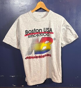 ニューバランス（New Balance）　半袖　Tシャツ　ロゴ　BOSTON USA　フリーサイズ