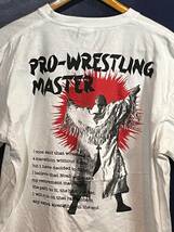 武藤敬司　PRO-WRESTLING MASTER　半袖Tシャツ　プロレス　レスター　ホワイト　白　XLサイズ_画像2