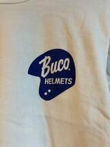 BUCO(ブコ) ヘルメット　長袖　Tシャツ　ロンT　バイク　二輪　HELMET　ライダー　ツーリング　ホワイト　Sサイズ_画像2