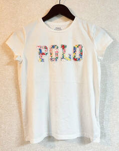 POLO RALPH LAUREN｜ポロ ラルフ ローレン　半袖　Tシャツ　ロゴ　花柄　ホワイト　白　160サイズ