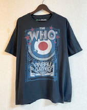 ザ・フー（The Who）　半袖　Tシャツ　ロック　バンド　LIQUID BLUE (リキッドブルー)　ブラック　3Lサイズ_画像1