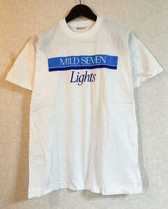 マイルドセブン・ライト　半袖　Tシャツ　タバコ　煙草　MILD SEVEN ロゴ　ホワイト　白