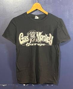 Gas Monkey Garage(ガス モンキー ガレージ)　半袖　Tシャツ　自動車　バイク　ブラック　黒　Sサイズ