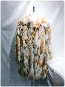 毛皮 コート OS FUR FASHION ラビット レディース 着丈約79cm