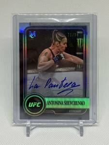 99枚限定 アントニーナ シェフチェンコ サイン 直書き 2019 Topps UFC Antonina Shevchenko