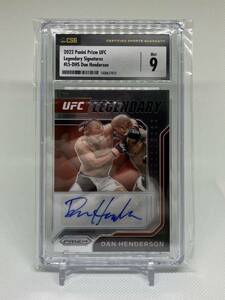 【2000円スタート】 2022 PANINI UFC ダン・ヘンダーソン Dan Henderson 直筆サイン