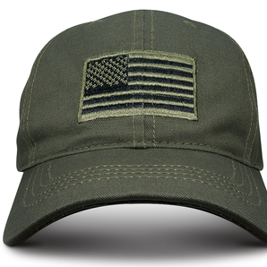 U.S.AMERICAN FLAG CAP アメリカンフラッグ キャップ 帽子 ODグリーン ミリタリーキャップ ベースボールキャップ アーミーキャップの画像2
