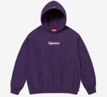 M 新品 国内正規 Supreme Box Logo Hooded Sweatshirt Dark Purple Medium / 2023 fall winter シュプリーム ボックスロゴ_画像2