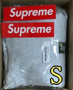 送料込 S 国内正規品 新品 Supreme Box Logo Hooded Sweatshirt Ash Grey Small / 2023 fall winter シュプリーム ボックスロゴ