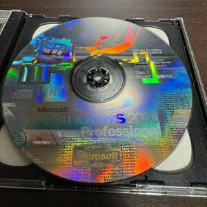 Microsoft Windows2000 Professional マイクロソフト ウィンドウズ2000 プロフェッショナル CD-ROM2枚組 PC-98 PC/AT動作未確認