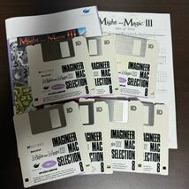 イマジニア 68k mac用 Might and Magic III マイトアンドマジック3 オールドマック 3.5インチFDD 7枚組 中古品 Macintosh_画像4