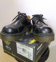 Dr.Martens 英国製 クレイジーボム UK8 厚底ENVYソール 3ホール 黒 CRAZYBOMB イングランド製 ドクターマーチン_画像1