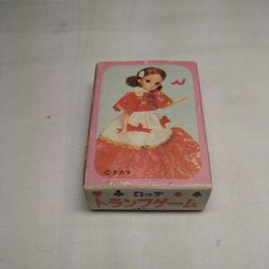 n-941◆昭和レトロ/ポップ 非売品 LOTTE ロッテ リカちゃん トランプ タカラ リカちゃんフーセンガム 54枚◆状態は画像で確認してください