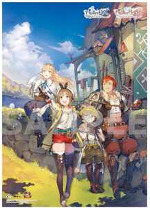 新品未開封 ライザのアトリエ1・2 限定ダブルパック 楽天ブックス限定 B2布ポスター