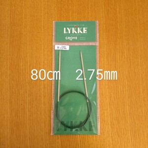 Lykke　リッケ　Grove　80㎝　2.75㎜　竹製輪針　バンブー