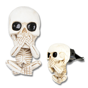  Skull car vent clip air fresh na-(Speak) aromatic car air conditioner skeleton skull .. sieve 