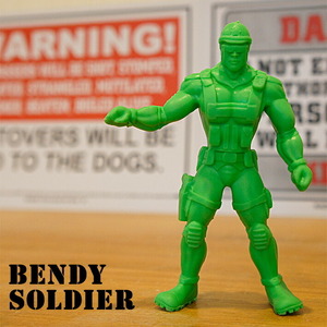 ベンディ ソルジャー BENDY SOLDIER 曲がる くねくね 兵士 戦士 アーミー 人形 フィギュア おもちゃ おもしろ