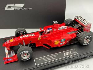 GP Replicas 1/18 フェラーリ F399 #3 M.シューマッハ Marlboro加工品 TOPMARQUES Ferrari トップマルケス GP136AWD with Pilot Figure