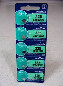 [ free shipping * new goods ]# Japan Manufacturers made # button battery #SR512SW#5 piece set #