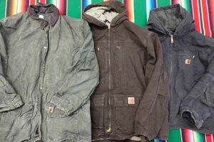 HJ-PICK1 大きいサイズ カーハート Carhartt ダックジャケット フーディージャケット￥1～ビンテージUS古着卸セット業者まとめ売り