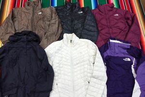 LDS-NFNJ4 レディースサイズ ノースフェイス THE NORTH FACE ナイロンジャケットMIX ￥1～ビンテージUS古着卸大量セット業者まとめ売り