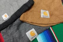 MISC-KCAP40 カーハート Carhartt ニットキャップMIX ビー二ー ロゴ￥1～ビンテージUS古着卸大量セット業者まとめ売り_画像2