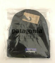 Patagonia パタゴニア ニットキャップ ニット帽 男女兼用 キャップ ブラック ロゴ 黒 ニット ユニセックス_画像4