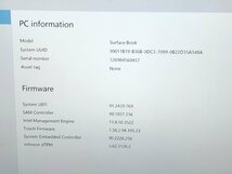 【ハード王】1円～/マイクロソフト Surfacebook /Corei5-6300U/8GB/SSD128GB/5859-G32_画像2