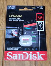 SanDisk Extreme SDSQXAV-512G-GN6MN 512GB microSDXCカード _画像1