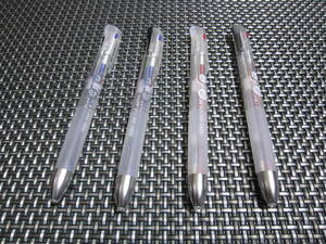 ☆特価！新品未使用 ゼブラ（ZEBRA） ブレン3C ブレン2＋S 透明軸 3色ボールペン シャープペン＋2色ボールペン 0.5mm×4本セット 