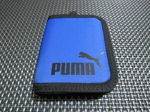 ☆必需品！新品未使用☆PUMA(プーマ) male ポリエステル ウォレット 2つ折り ブルー PM242BL 財布 ブルー☆