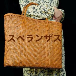 [es propeller n The store ] hand-knitted mountain ... bag mountain .. basket bag basket cane basket worker handmade superior article 